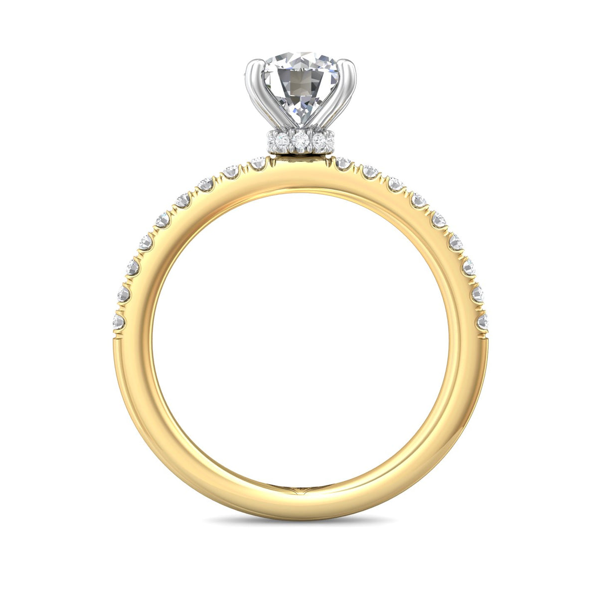 1/4ct. t.w. Diamond Engagement Ring in 14K White Gold