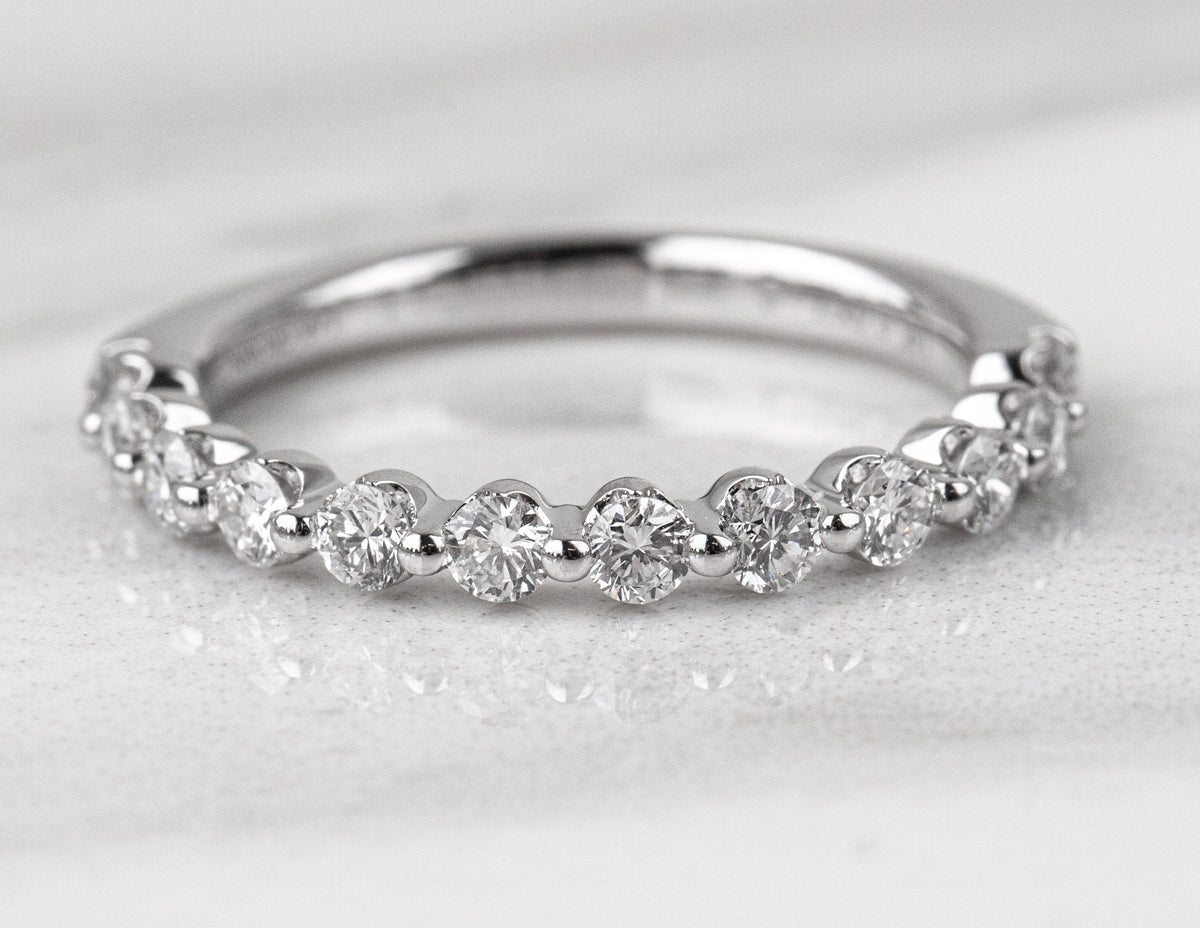 3/4ct. t.w. Newborn Lab Created Diamond Anniversary Ring in 14K White Gold