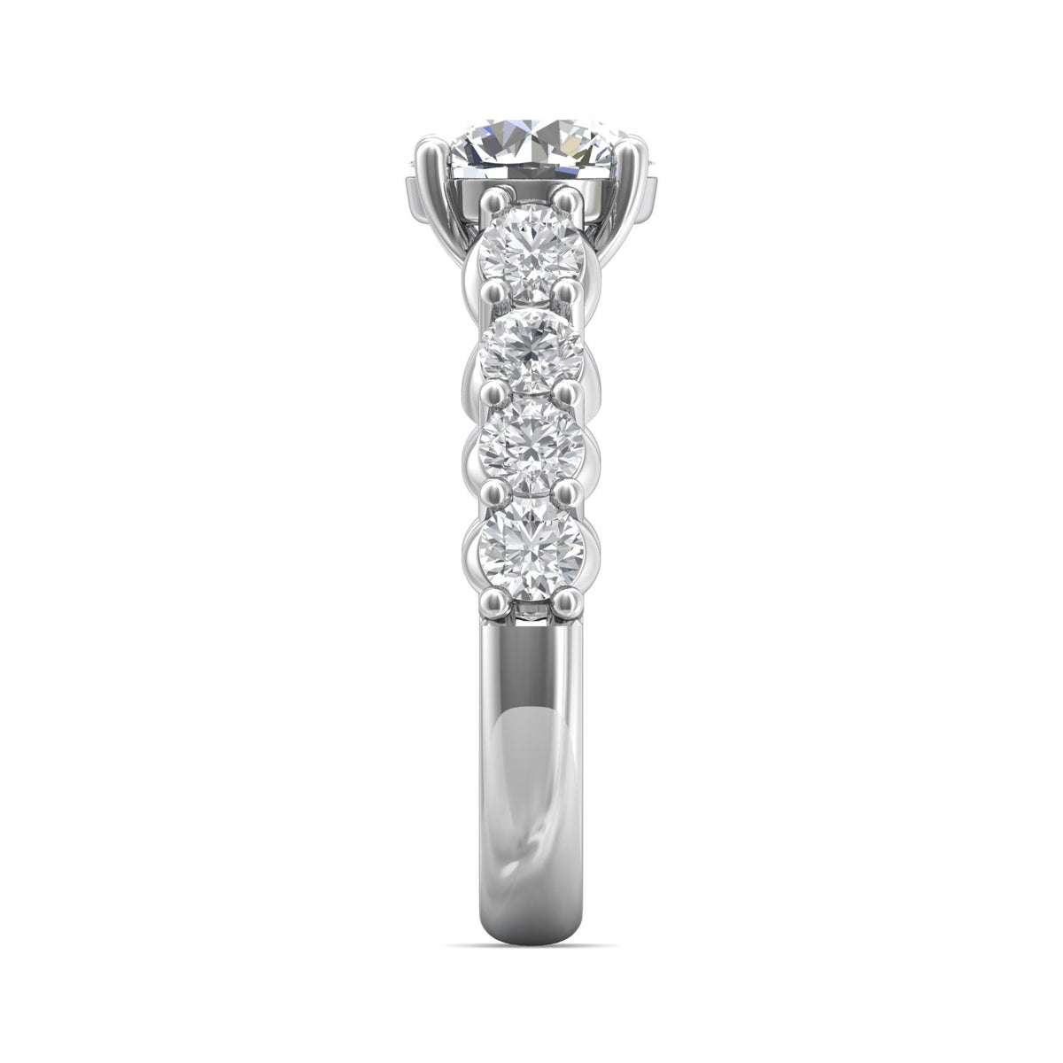 1 1/5ct. t.w. Diamond Engagement Ring in 14K White Gold