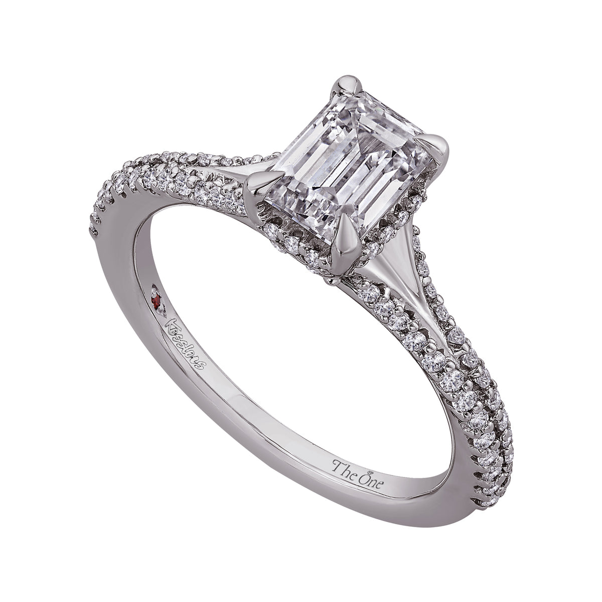 2/5ct. t.w. Diamond Engagement Ring in 14K White Gold