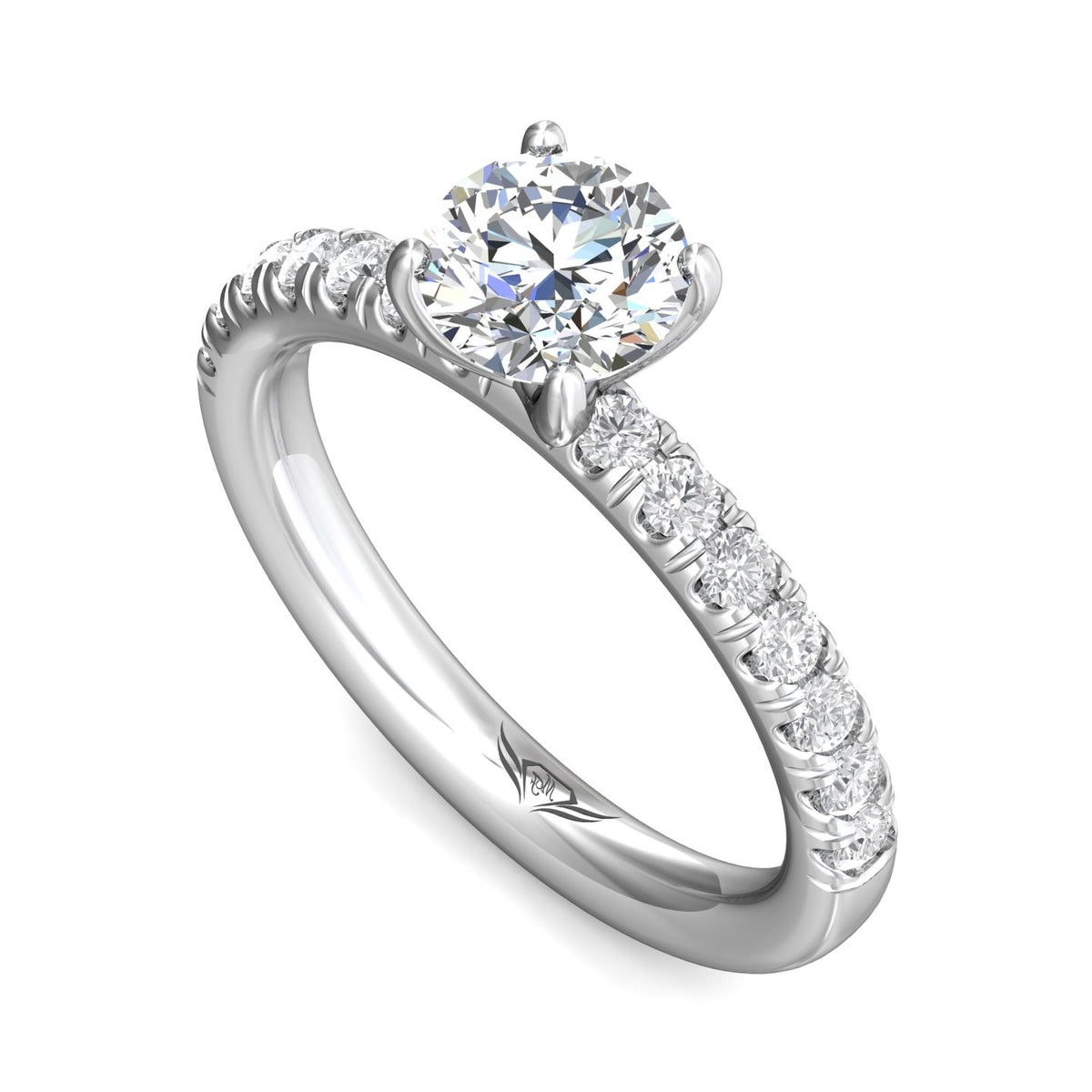 1/2ct. t.w. Diamond Engagement Ring in 14K White Gold