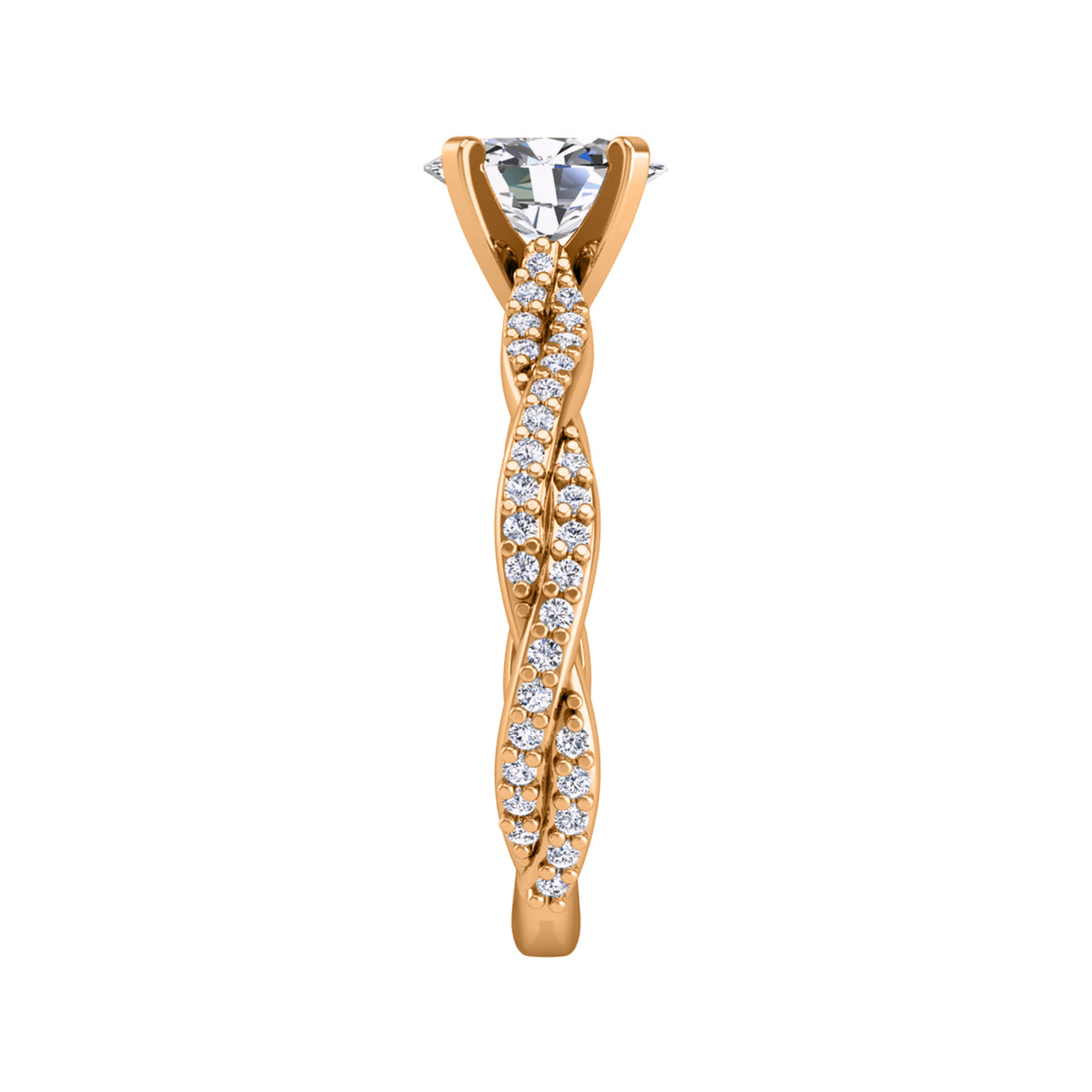 1/4ct. t.w. Diamond Engagement Ring in 14K Yellow Gold
