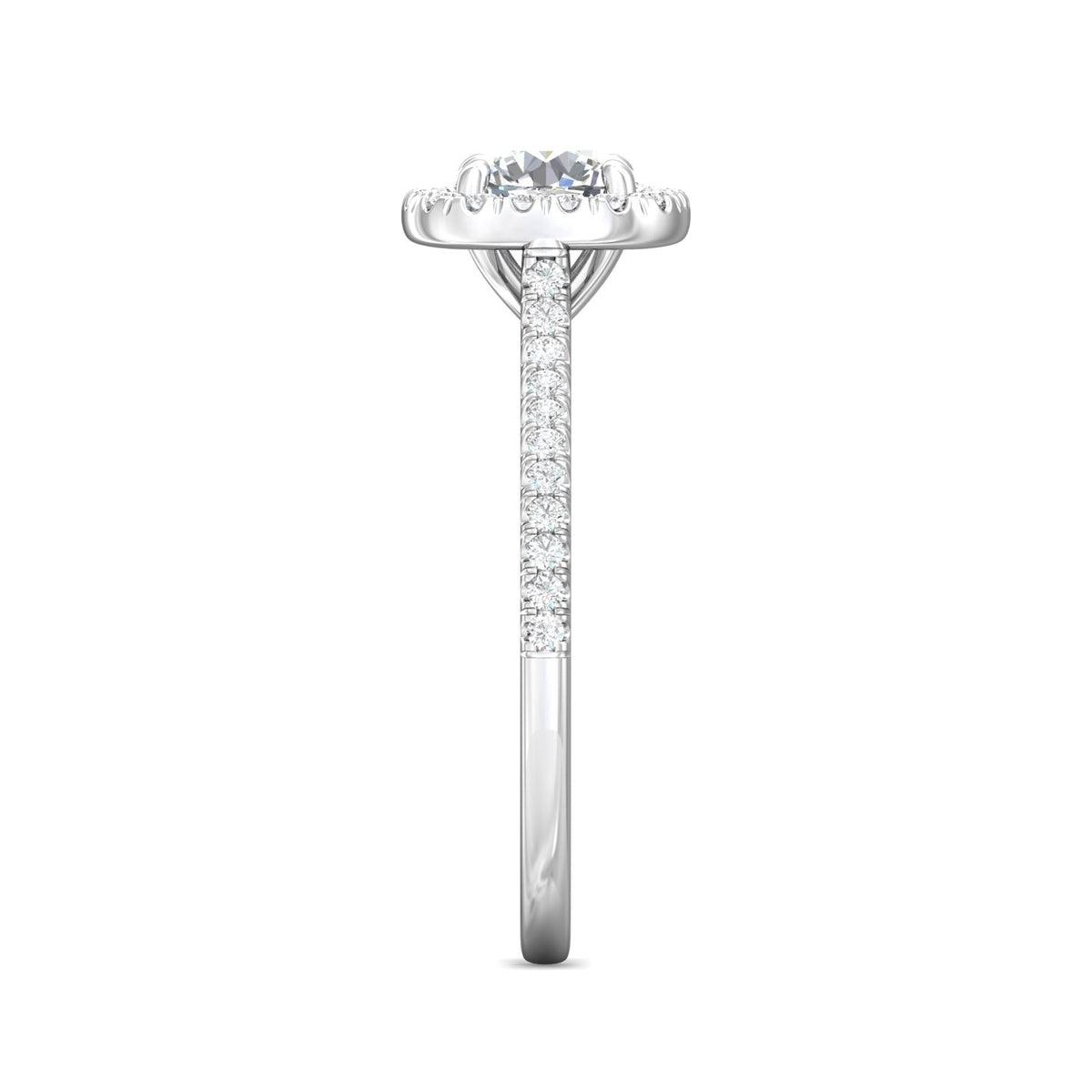 1/4ct. t.w. Diamond Engagement Ring in 14K White Gold