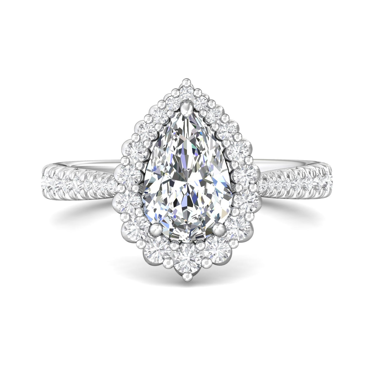 5/8ct. t.w. Diamond Engagement Ring in 14K White Gold
