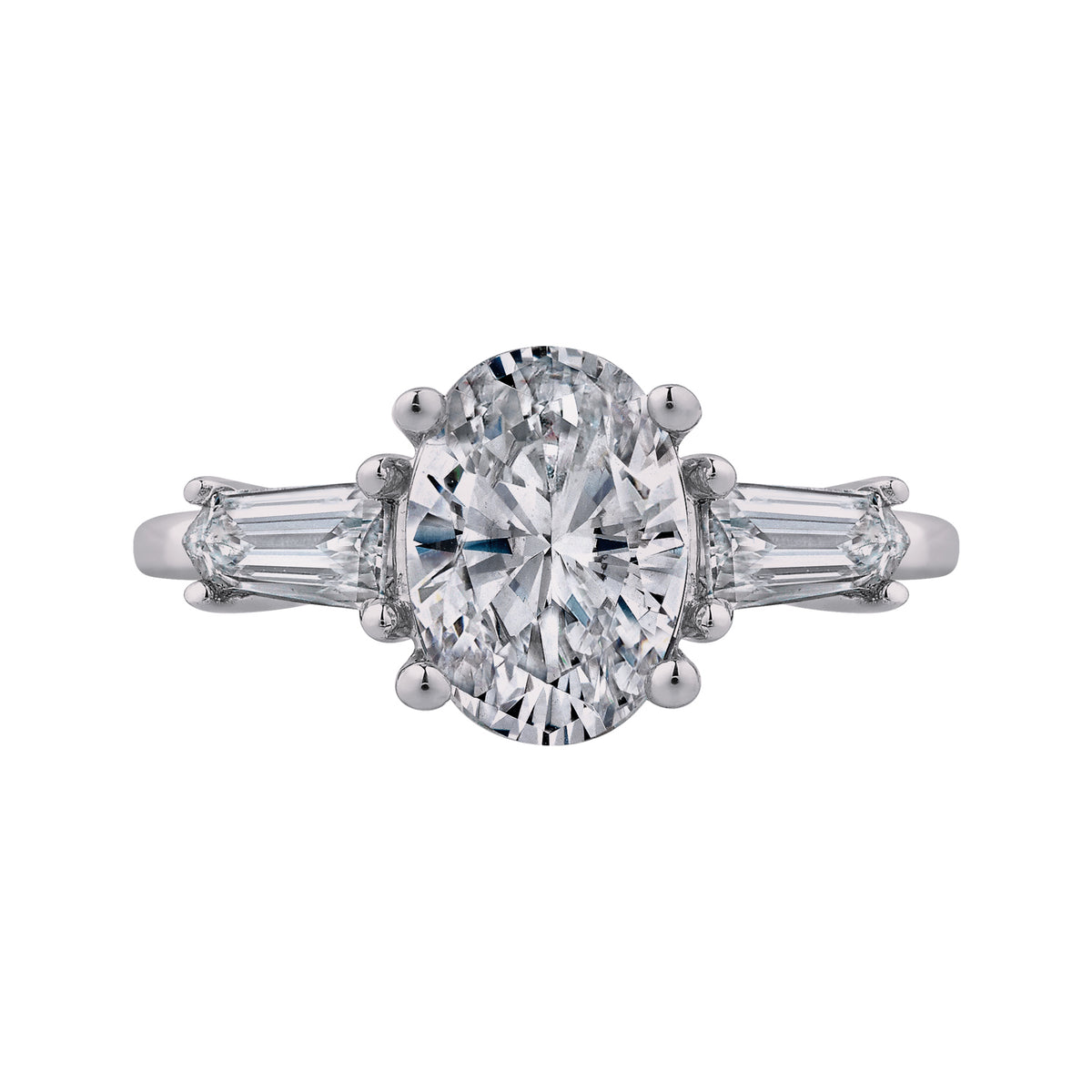 5/8ct. t.w. Diamond Engagement Ring in 14K White Gold