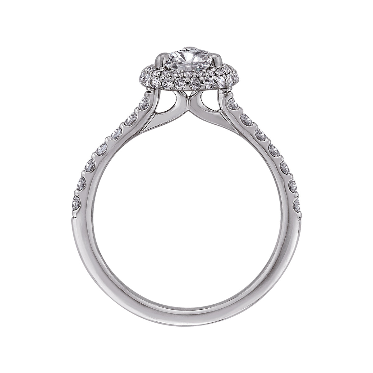1/2ct. t.w. Diamond Engagement Ring in 14K White Gold