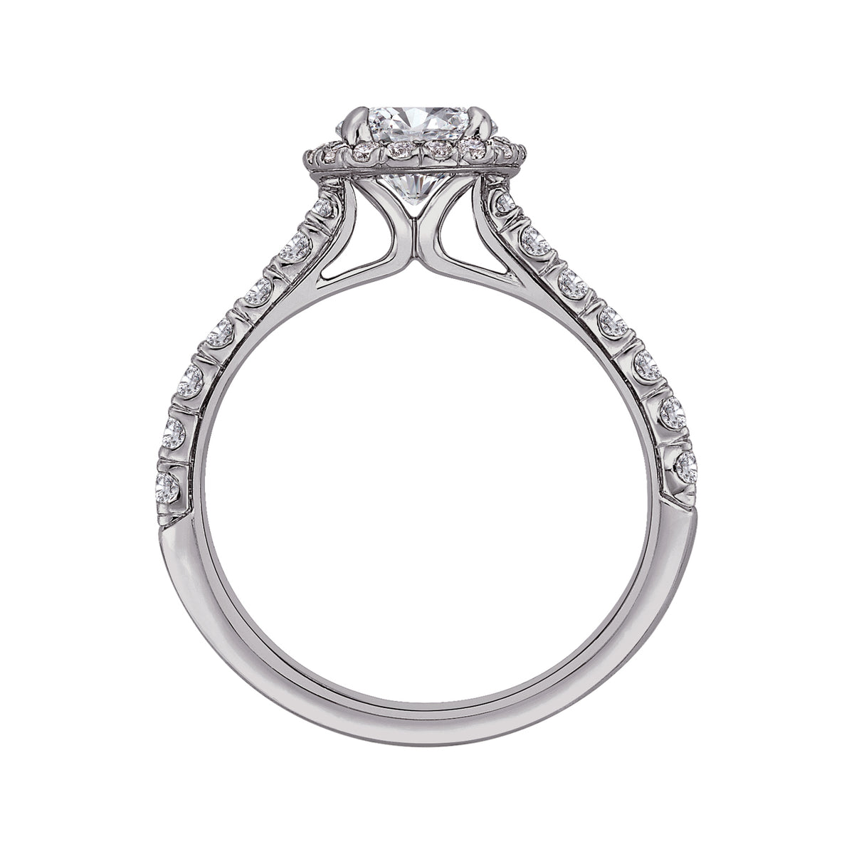1/2ct. t.w. Diamond Engagement Ring in 14K White Gold