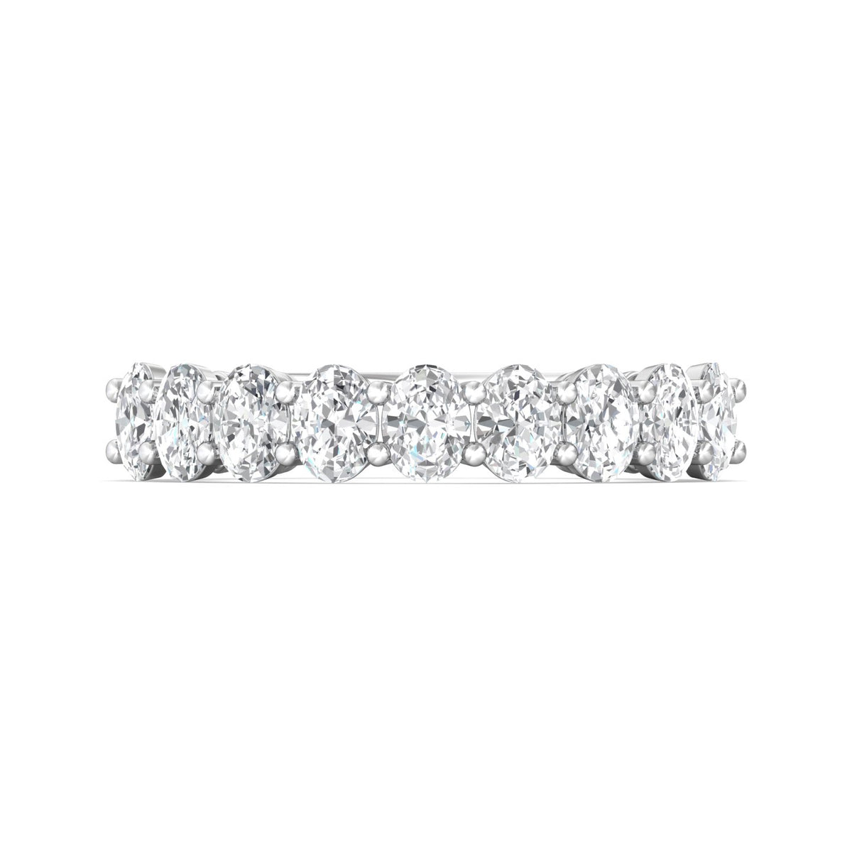 1 1/3ct. t.w. Diamond Wedding Band in 14K White Gold