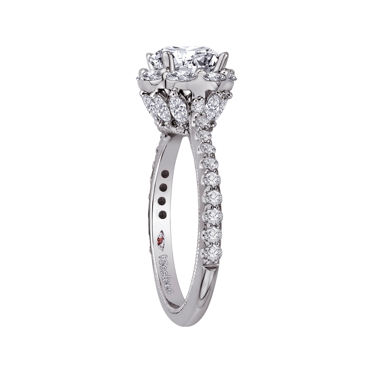 1 1/4ct. t.w. Diamond Engagement Ring in 14K White Gold