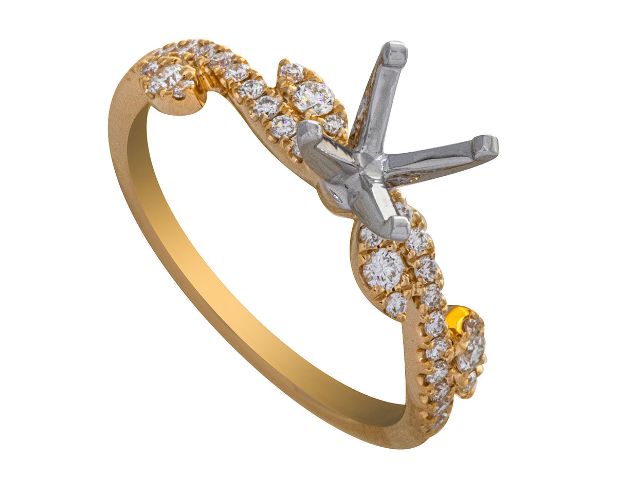 1/4ct. t.w. Diamond Engagement Ring in 14K Yellow Gold