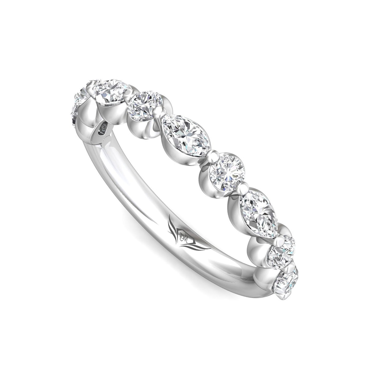 1ct. t.w. Diamond Wedding Band in 14K White Gold