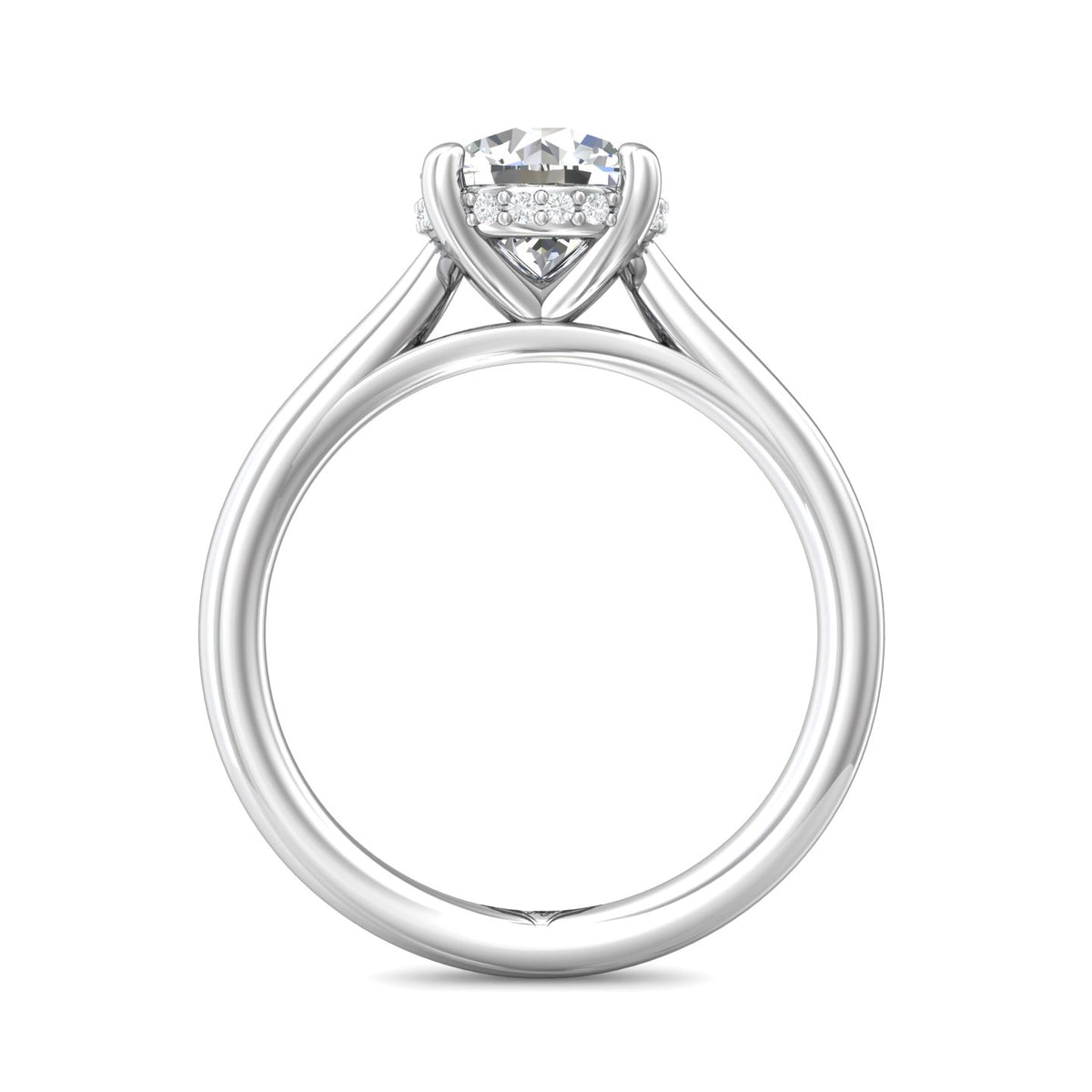 .04ct. t.w. Diamond Engagement Ring in 14K White Gold