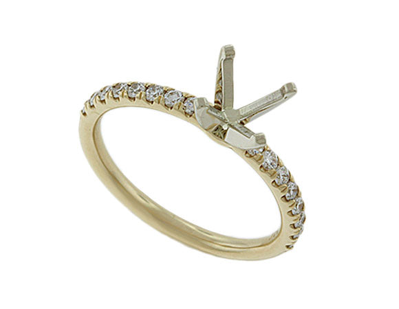 1/5ct. t.w. Diamond Engagement Ring in 14K Yellow Gold