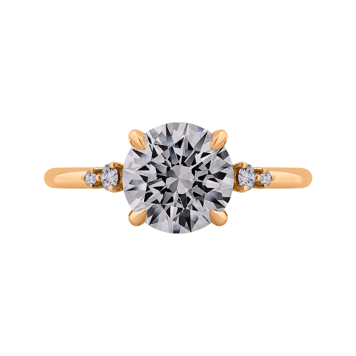 1/6ct. t.w. Diamond Engagement Ring in 14K Yellow Gold