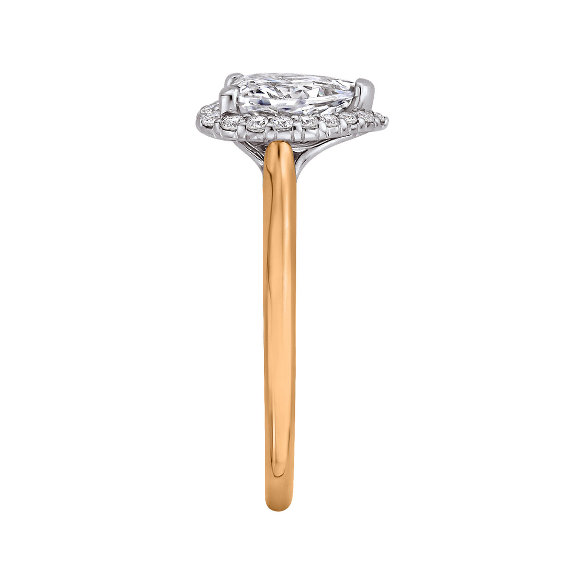 1/5ct. t.w. Diamond Engagement Ring in 14K White and Yellow Gold