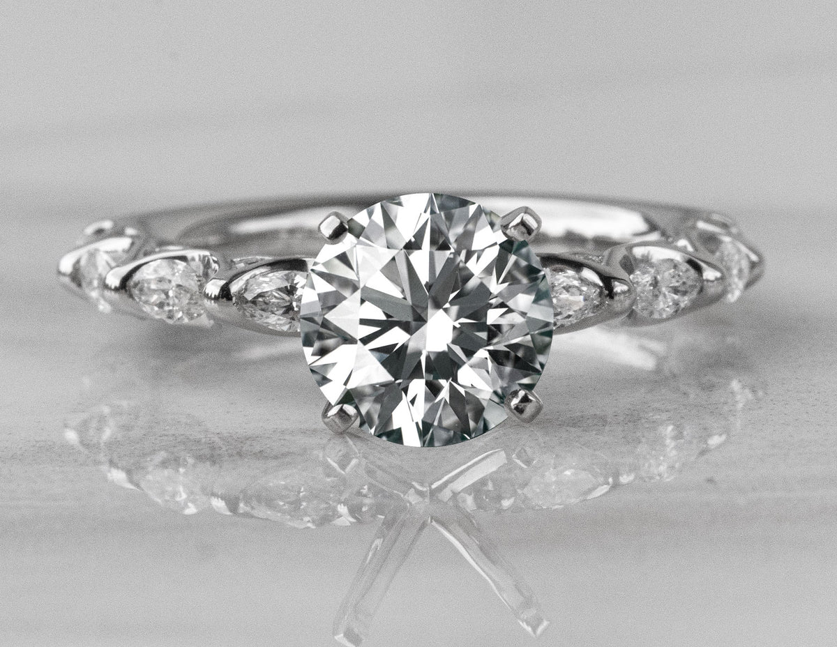 1/2ct. t.w. Kessler 81 Diamond Engagement Ring in Platinum