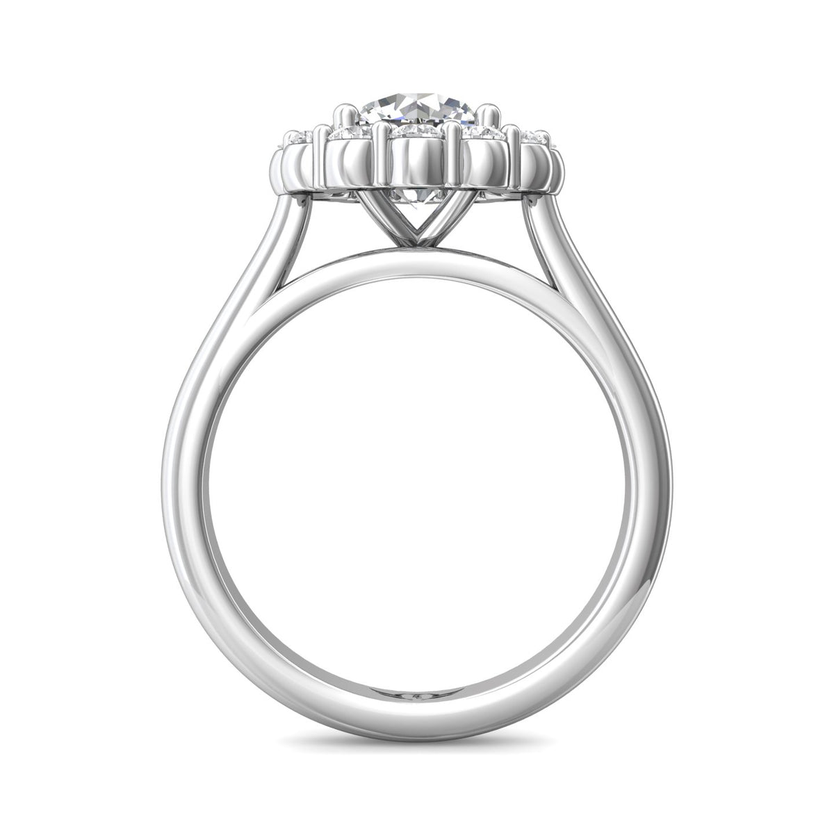 1/2ct. t.w. Diamond Engagement Ring in 14K White Gold