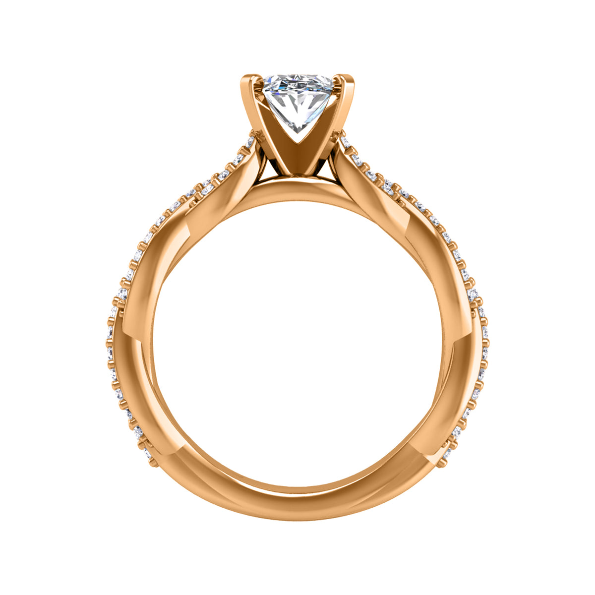 1/4ct. t.w. Diamond Engagement Ring in 14K Yellow Gold
