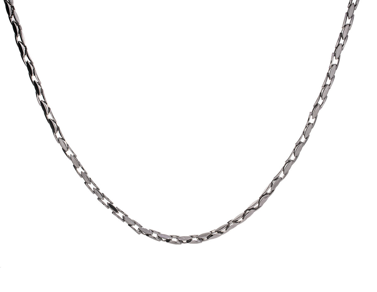 Stainless Steel Polished Flat Oval Link Chain