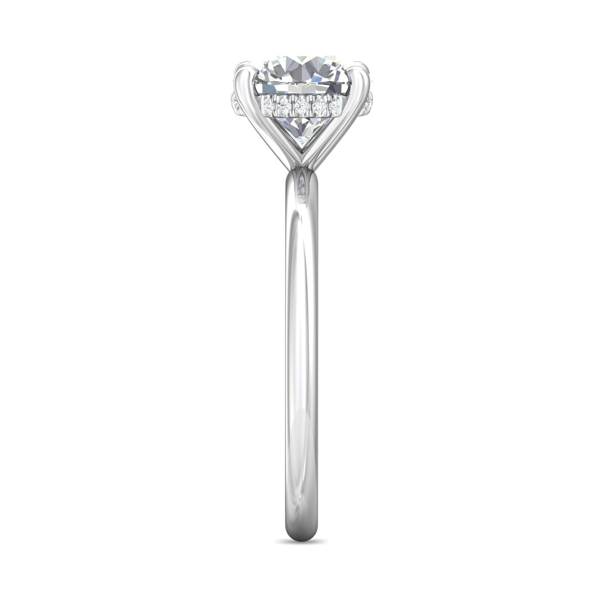 .06ct. t.w. Diamond Engagement Ring in 14K White Gold