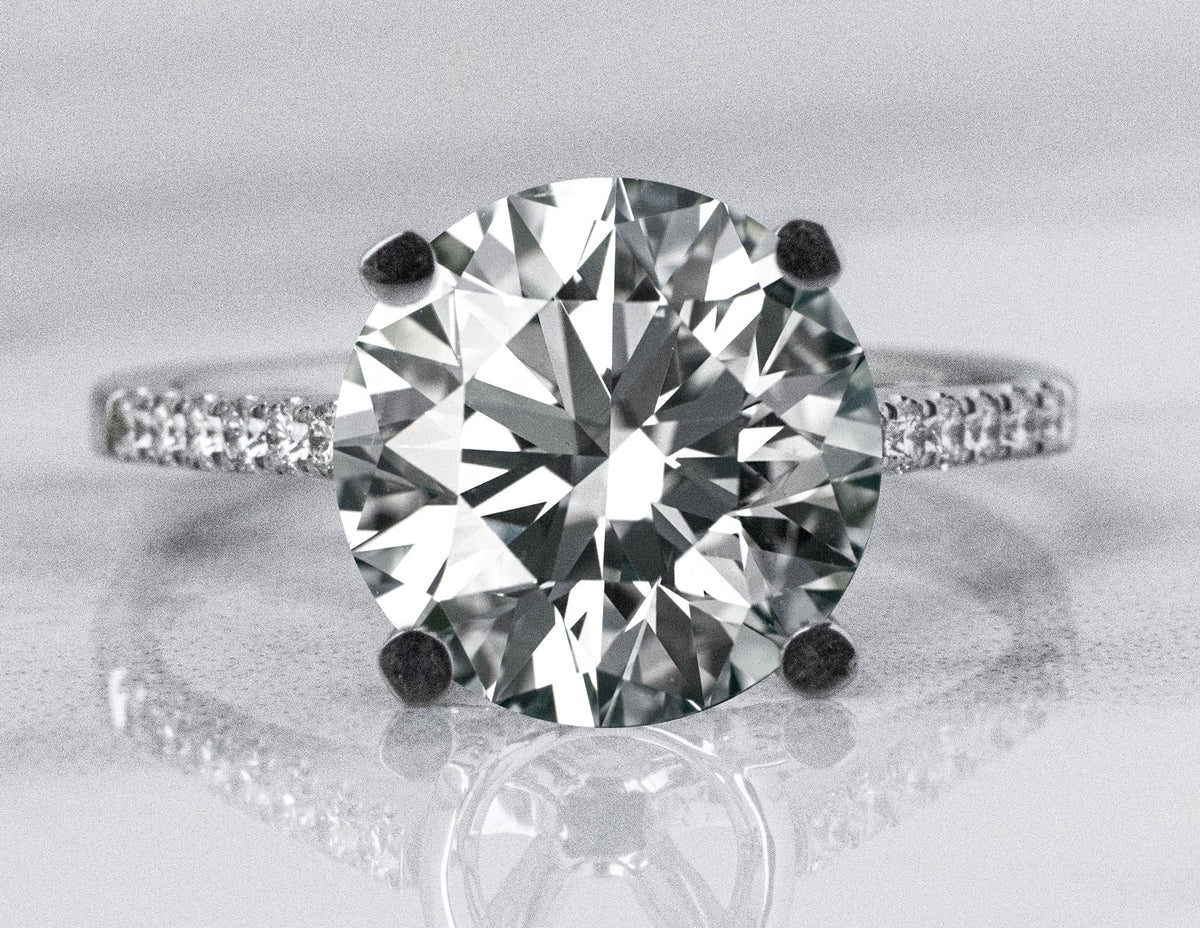 1/7ct. t.w. Diamond Engagement Ring in 14K White Gold