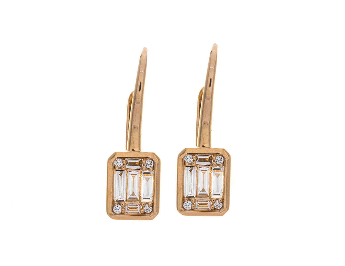 2/5ct. t.w. Diamond Drop Earrings in 14K Yellow Gold