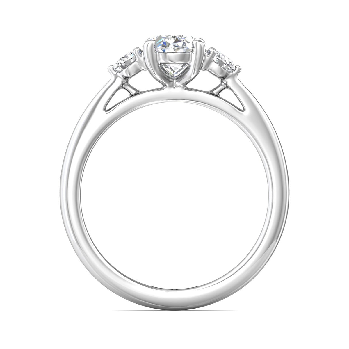 1/5ct. t.w. Diamond Engagement Ring in 14K White Gold