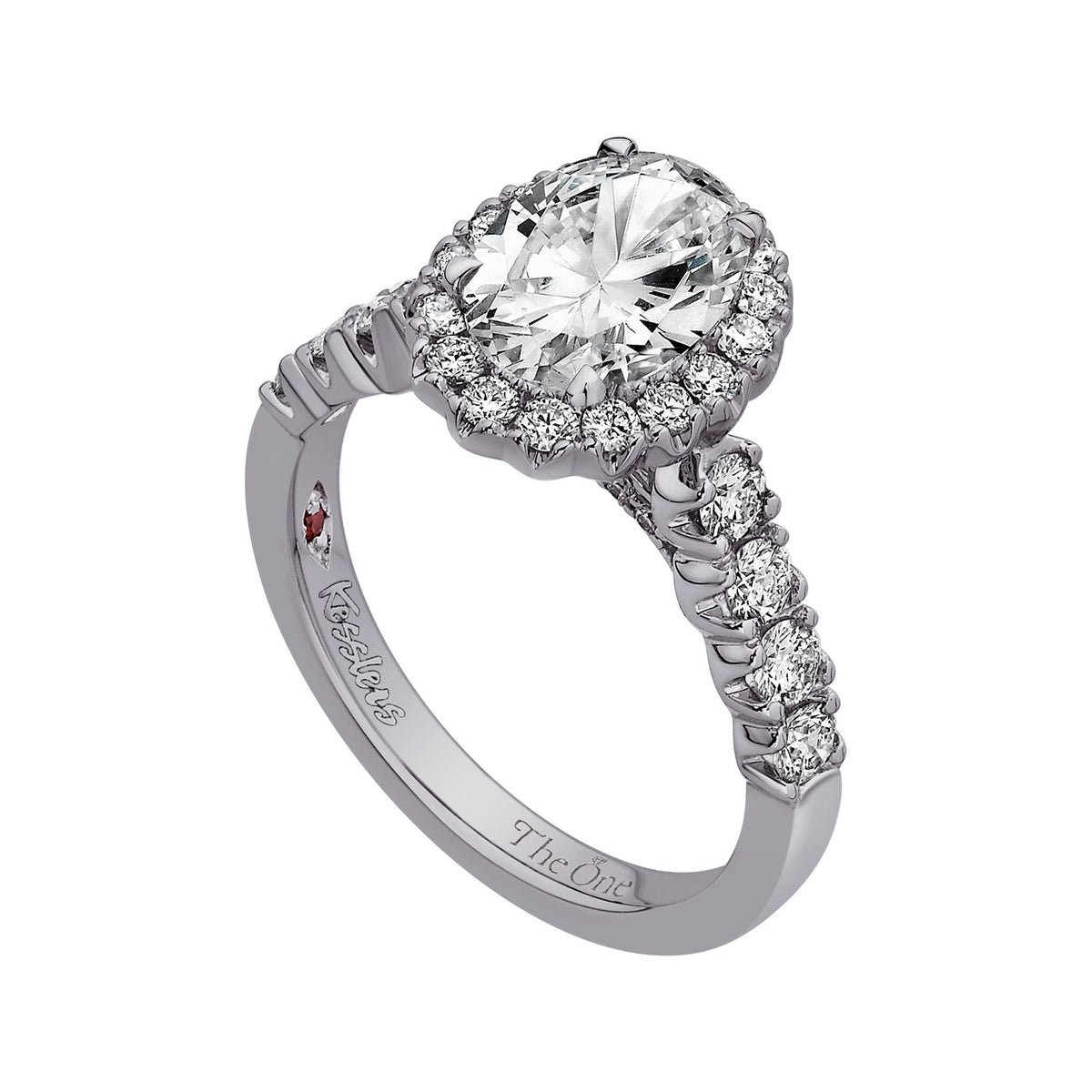3/4ct. t.w. Diamond Engagement Ring in 14K White Gold