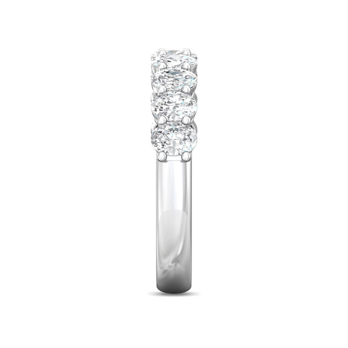 1 1/3ct. t.w. Diamond Wedding Band in 14K White Gold