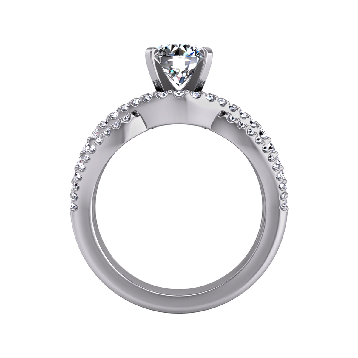 1/2ct. t.w. Diamond Engagement Ring in 14K White Gold