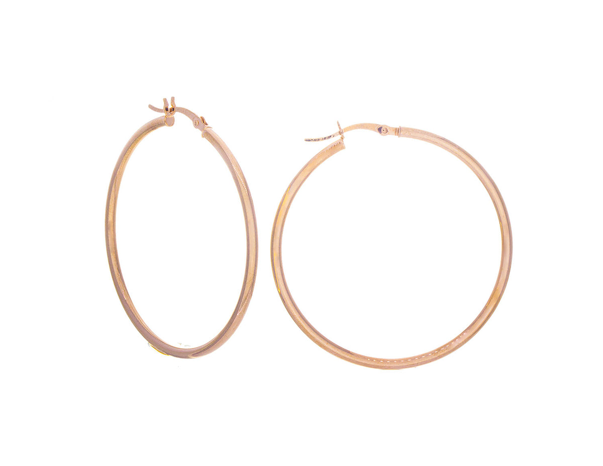 Hoop Earrings in 14K Yellow Gold