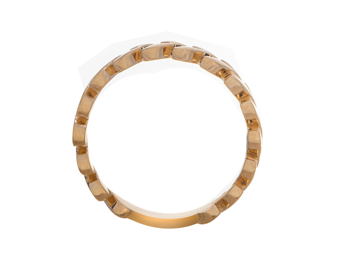 Leafy Fashion Ring in 14K Yellow Gold