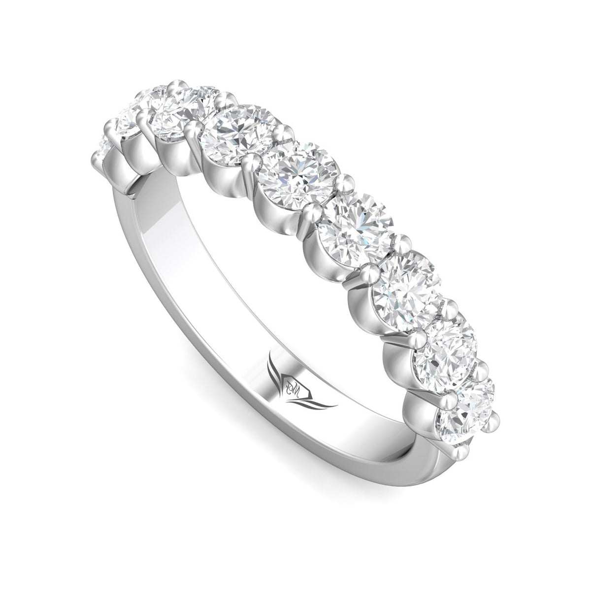 1 1/4ct. t.w. Diamond Wedding Band in 14K White Gold