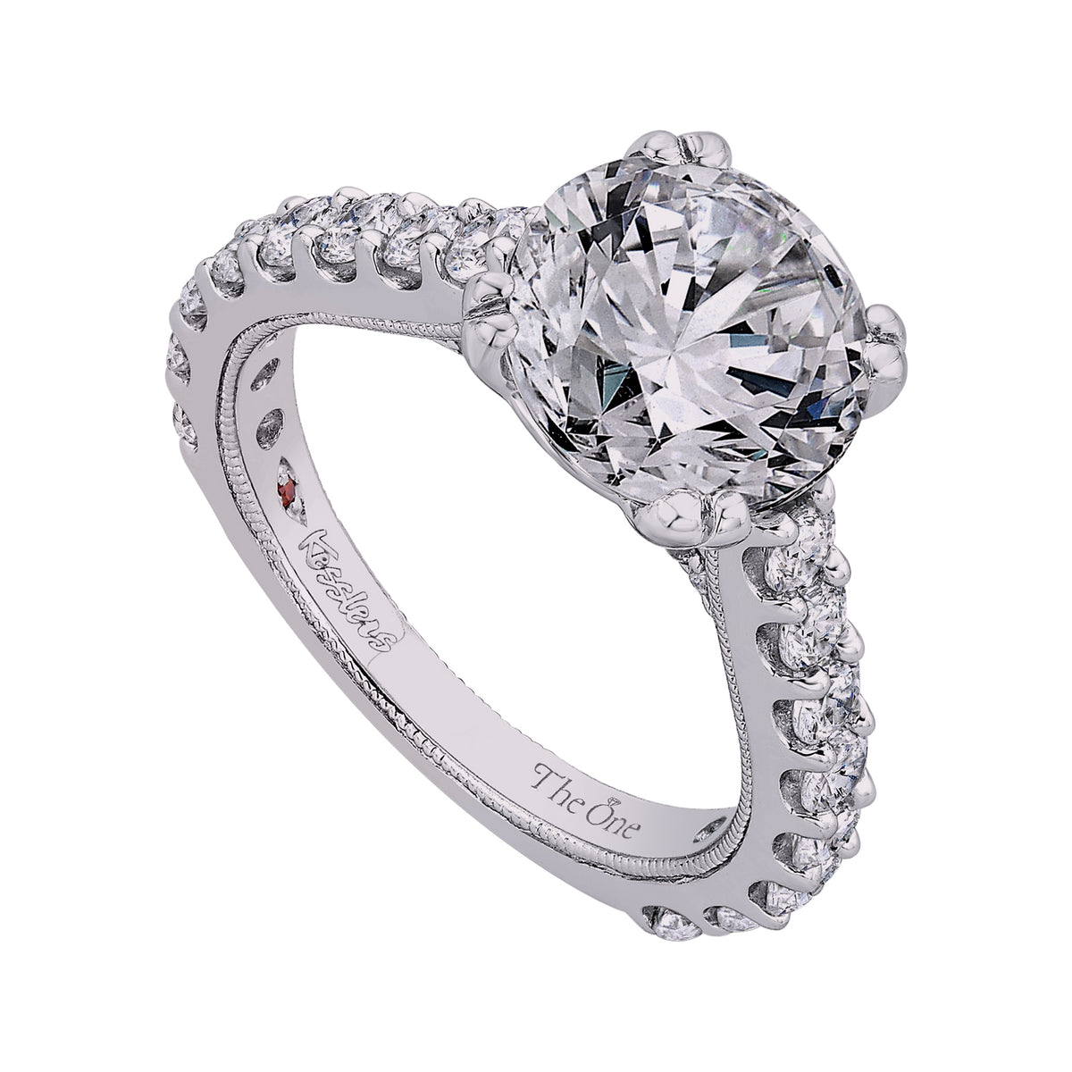 1ct. t.w. Diamond Engagement Ring in 14K White Gold