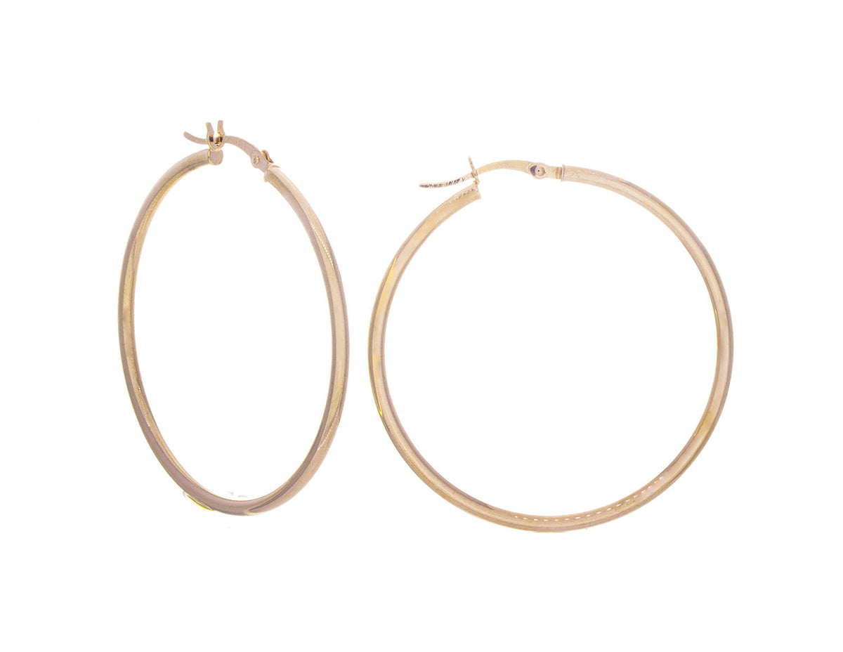 Hoop Earrings in 14K Yellow Gold