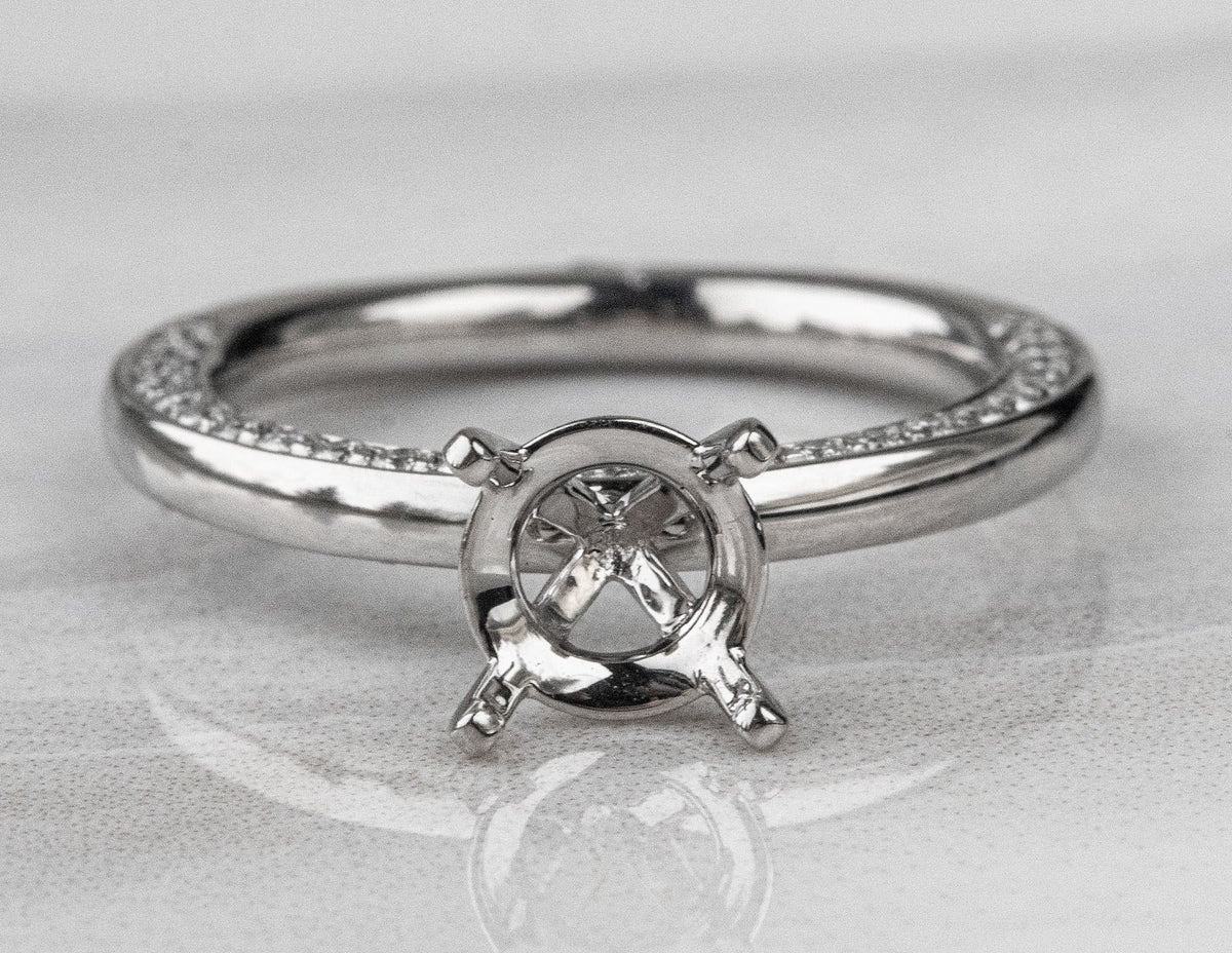 1/2ct. t.w. Kessler 81 Diamond Engagement Ring in Platinum