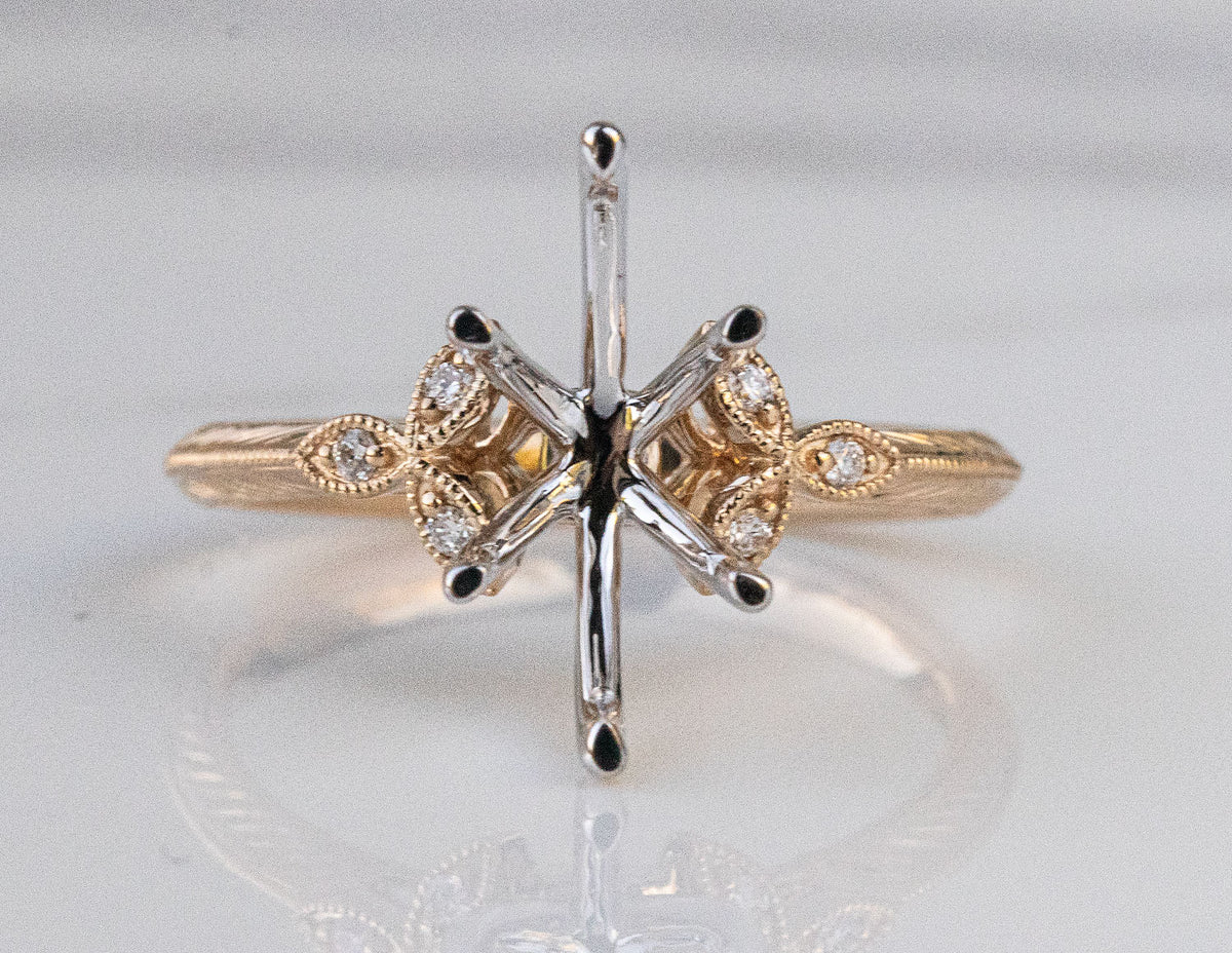 .05ct. t.w. Diamond Engagement Ring in 14K Yellow Gold