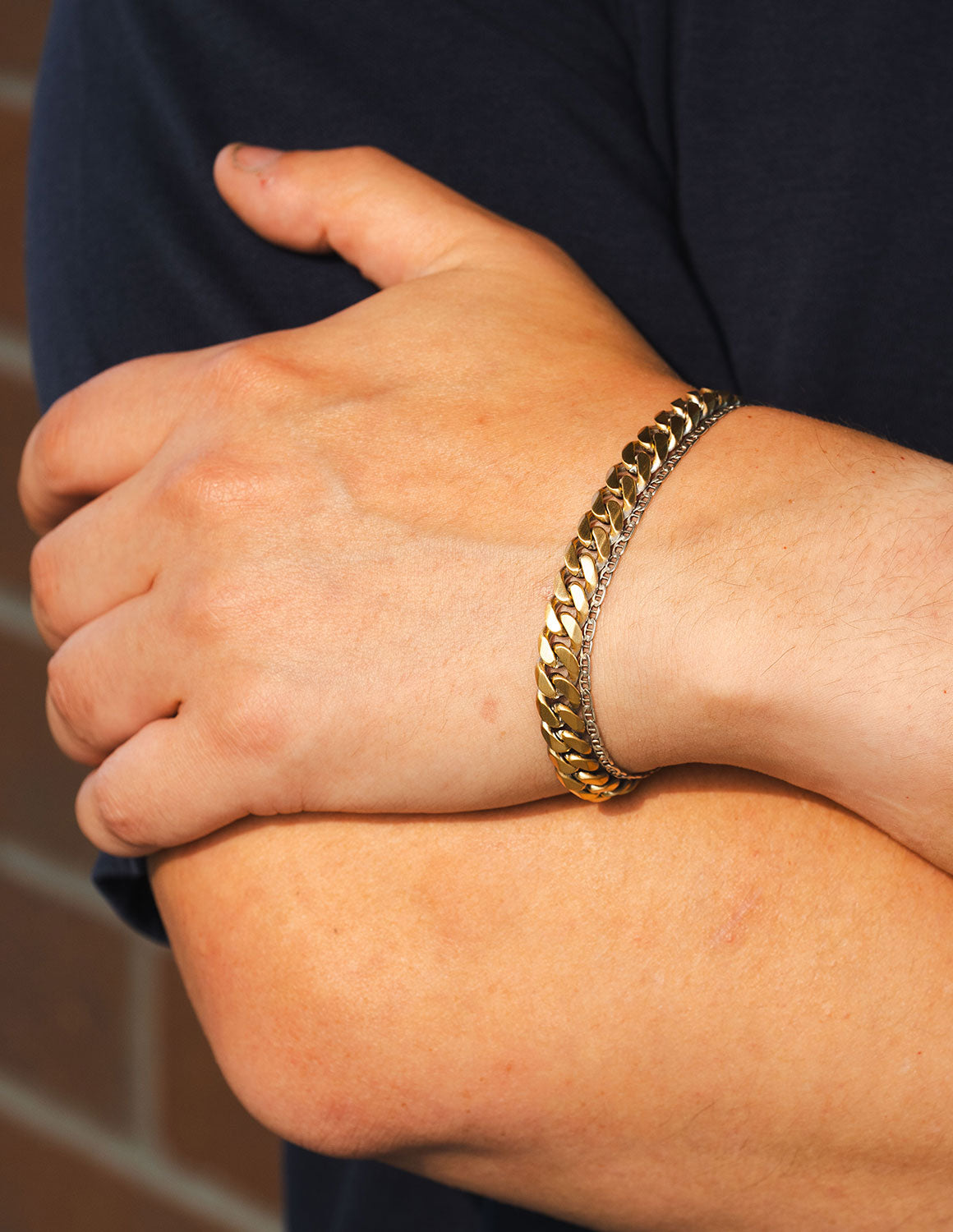 8.5" Stainless Steel Link Chain Bracelet