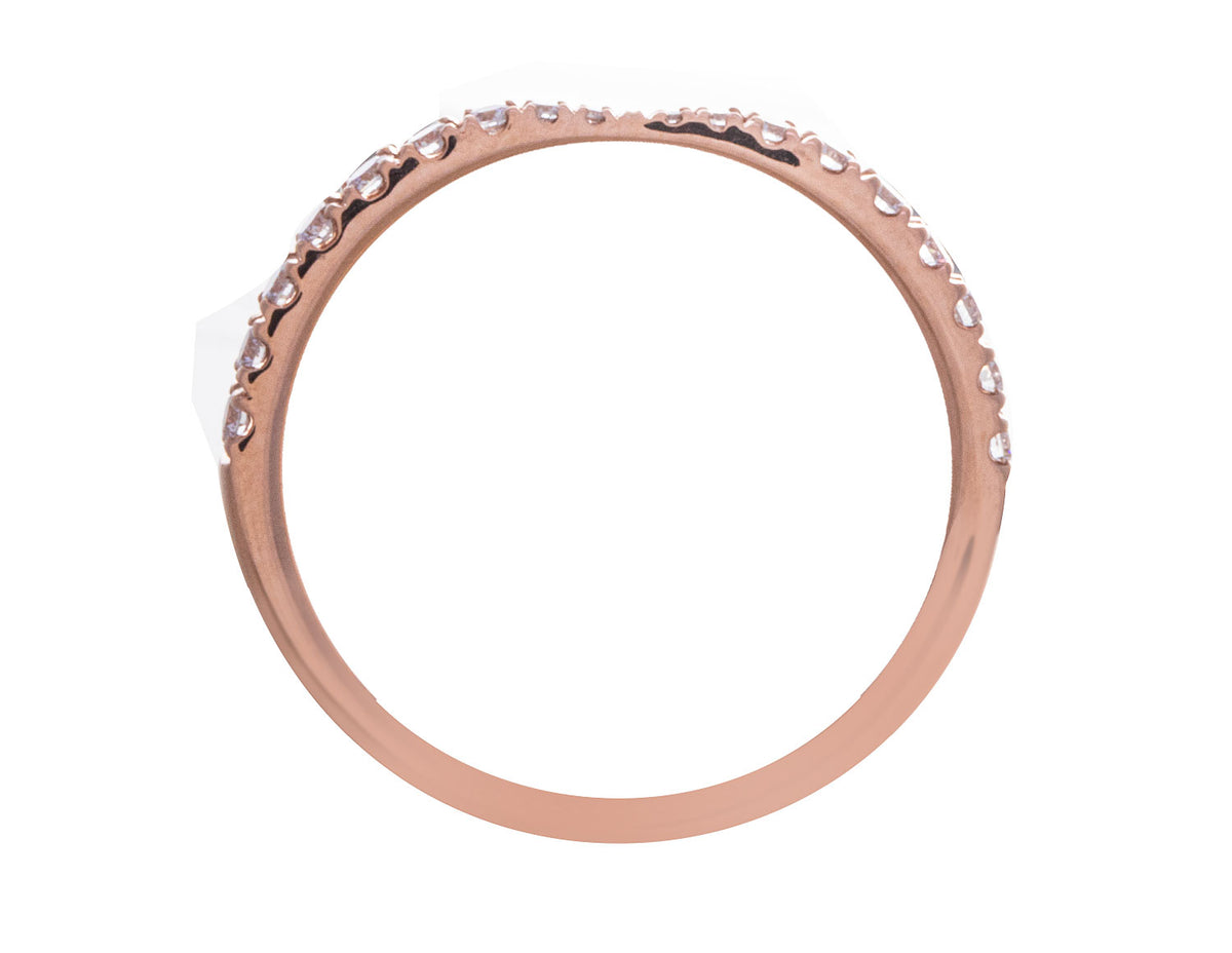 1/4ct. t.w. Diamond Anniversary Ring in 14K Rose Gold