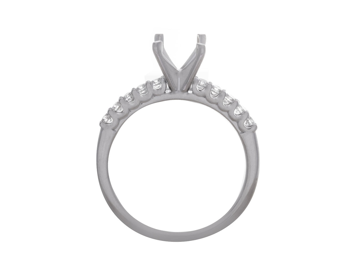 1/4ct. t.w. Diamond Engagement Ring in 14K White Gold