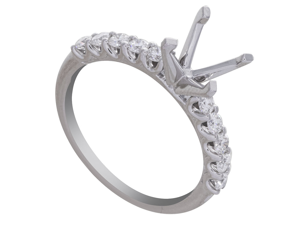 2/5ct. t.w. Diamond Engagement Ring in 14K White Gold