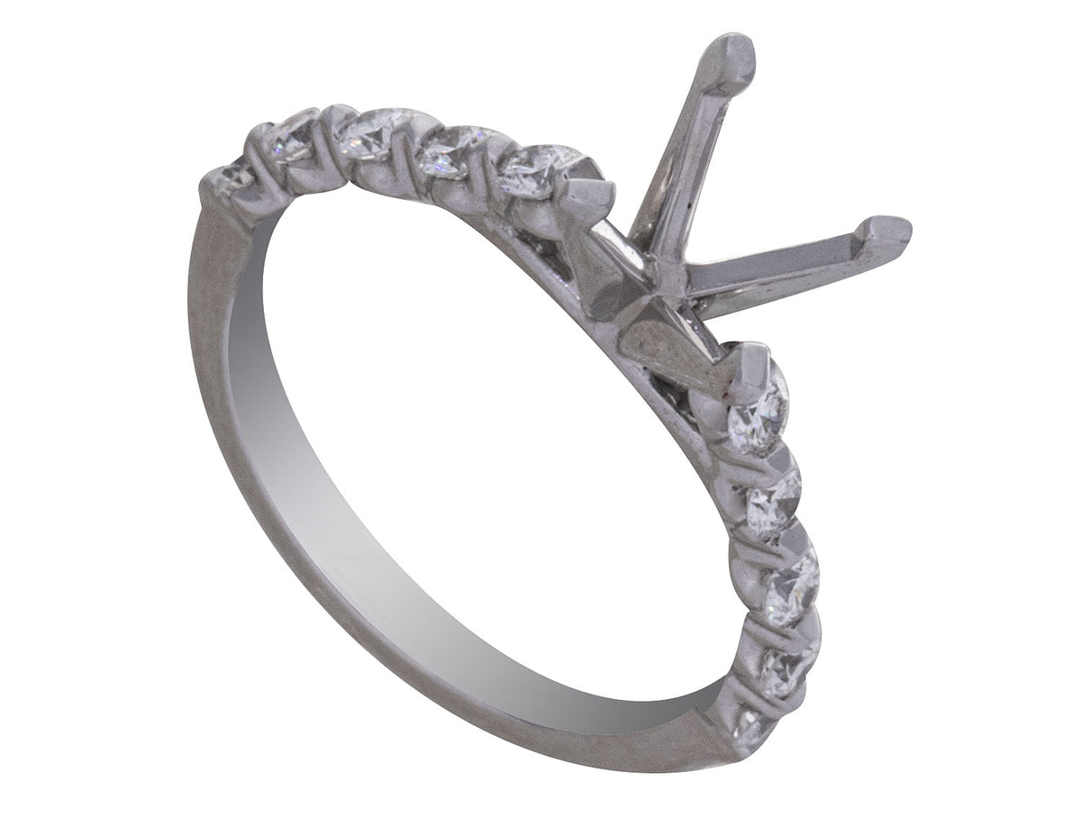 2/5ct. t.w. Diamond Engagement Ring in 14K White Gold