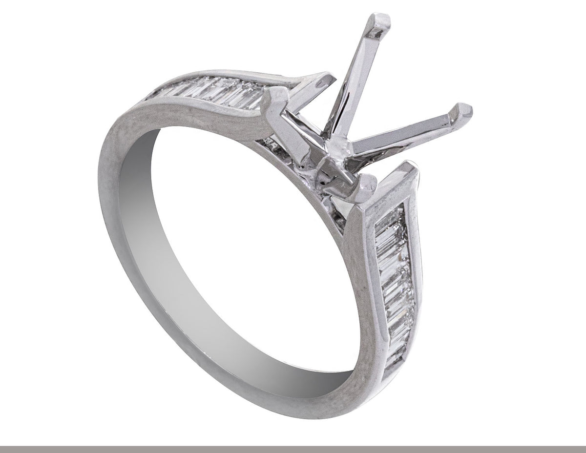 5/8ct. t.w. Diamond Engagement Ring in 14K White Gold