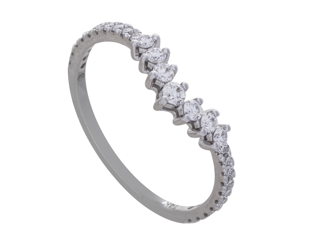1/3ct. t.w. Diamond Anniversary Ring in 14K White Gold