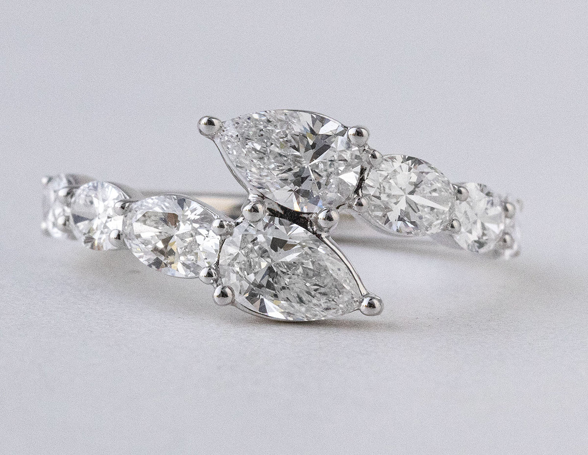 Lab Grown Diamond Ring in 14K White Gold
