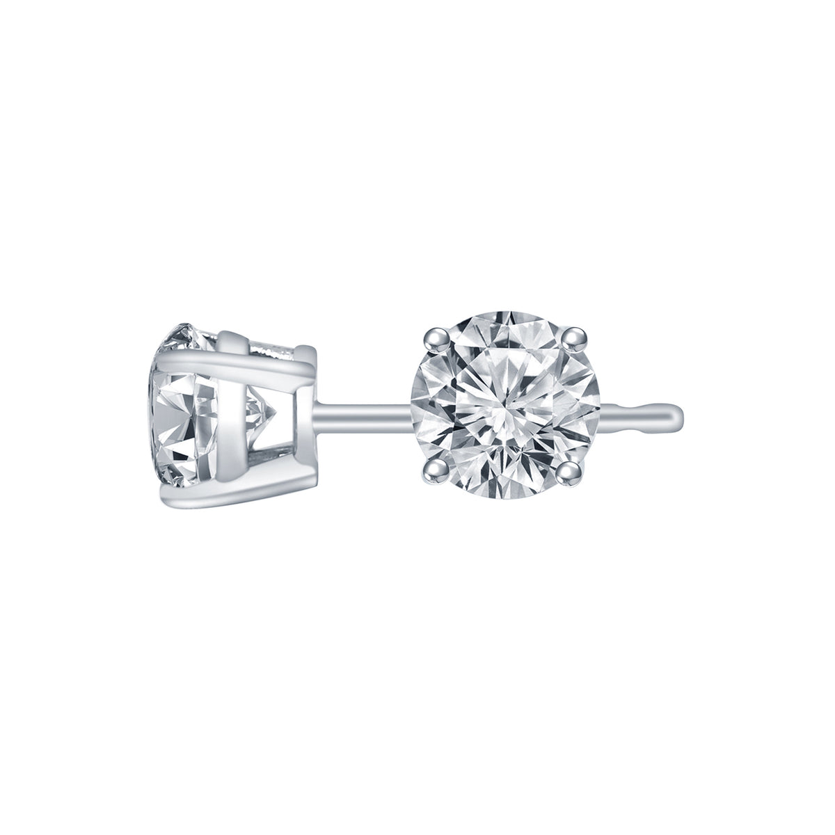 1/4ct. t.w. Diamond Stud Earrings in 14K White Gold