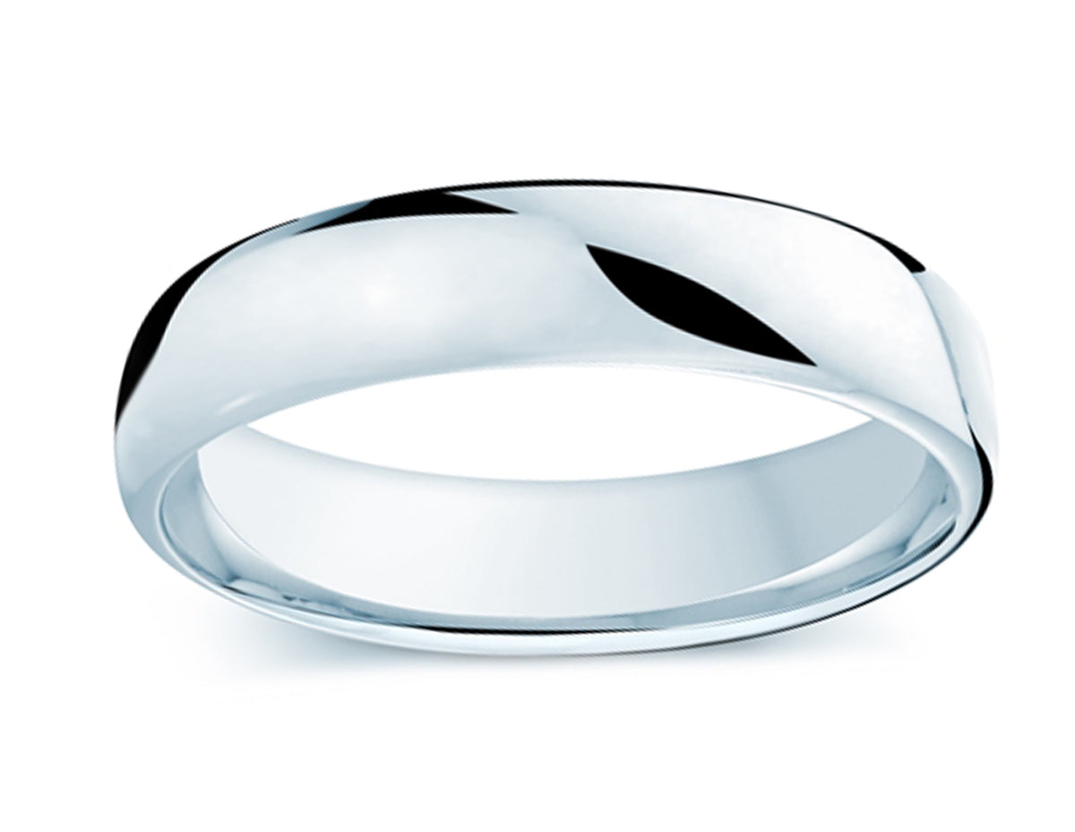 5.5mm Wedding Ring in 14K White Gold