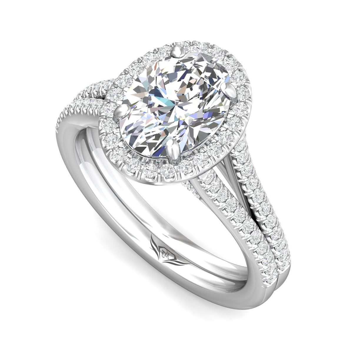 5/8ct. t.w. Diamond Engagement Ring in 14K White Gold