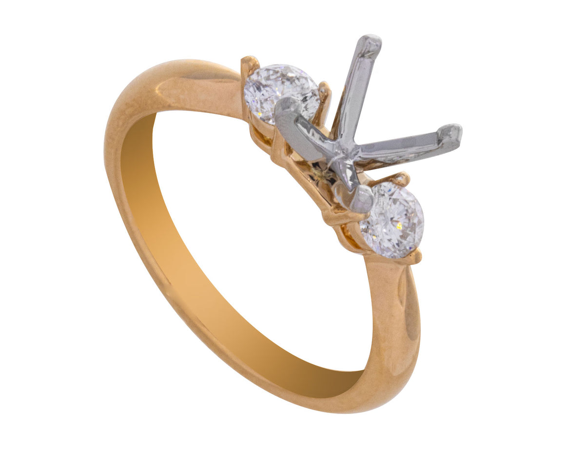 2/5ct. t.w. Kessler 81 Diamond Engagement Ring in 18K Yellow Gold