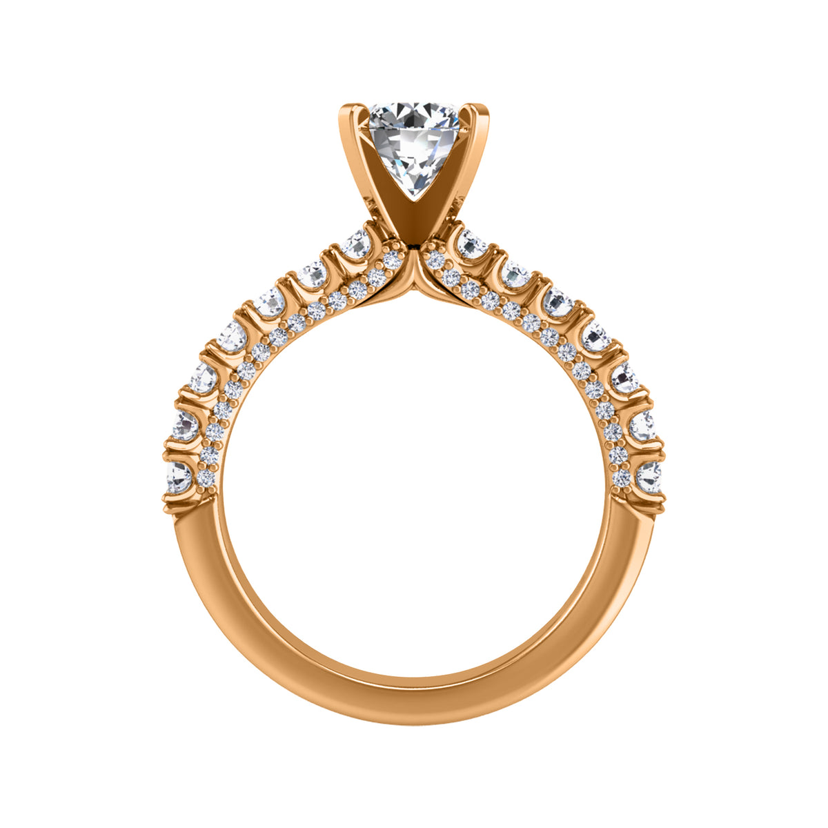 3/4ct. t.w. Diamond Engagement Ring in 14K Yellow Gold